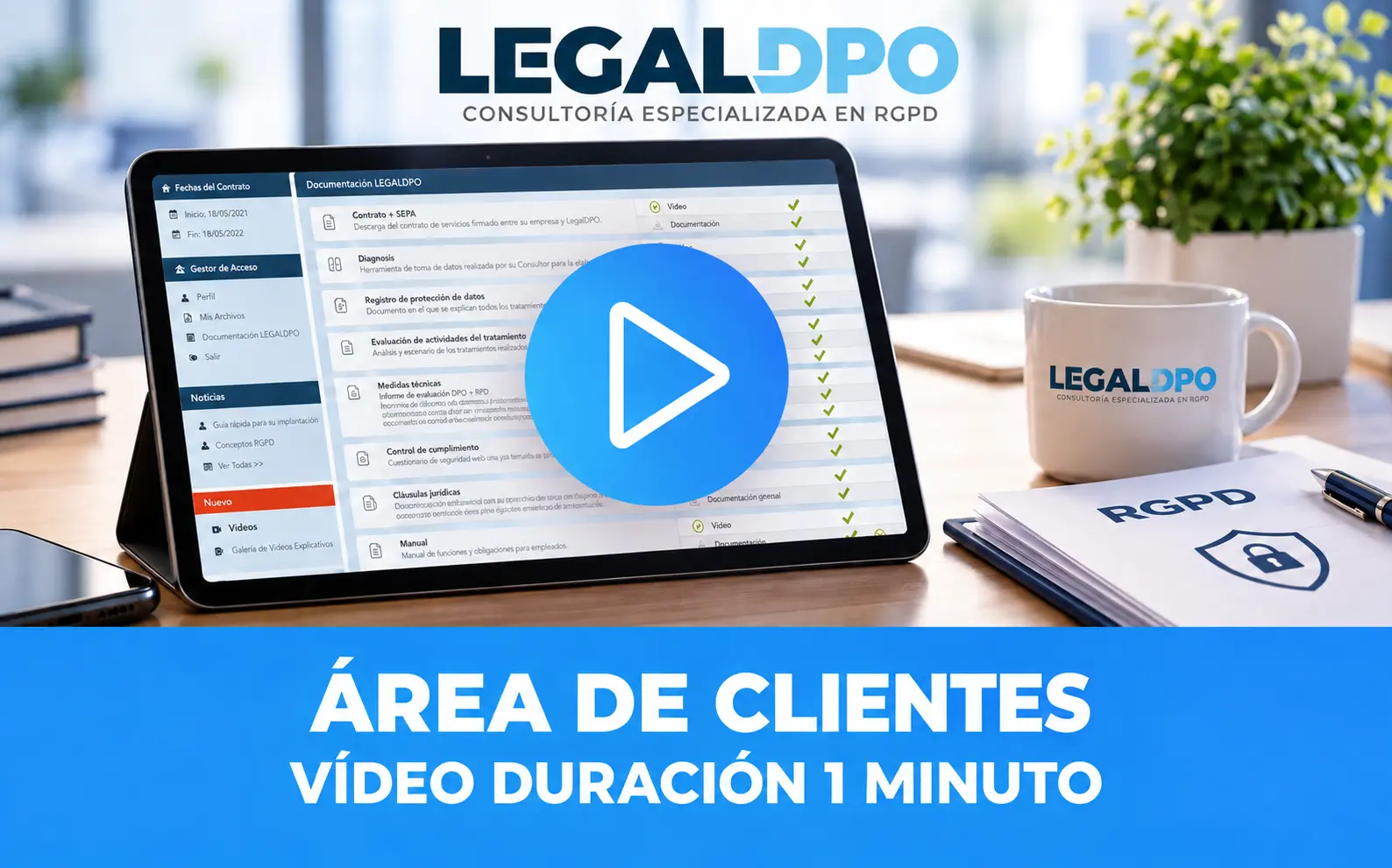 Fragmento de vídeo del Área de Clientes